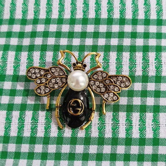 Gucci Retro Metal Style Bee Brooch - Picture 1 of 8